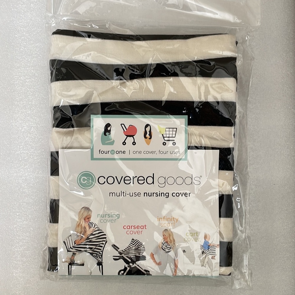 New Striped Multi-use Nursing Cover - Picture 5 of 6